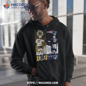 patrice bergeron and tom brady boston signatures shirt hoodie 1
