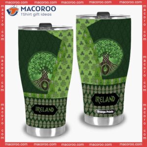 patrick s day green stainless steel tumbler 2