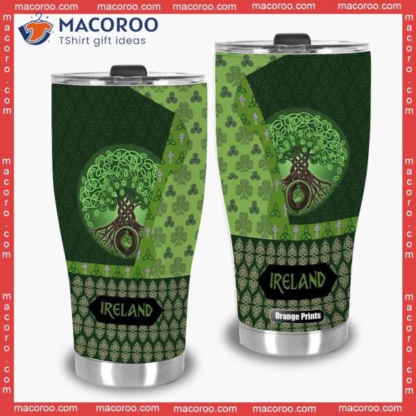 Patrick’s Day Green Stainless Steel Tumbler