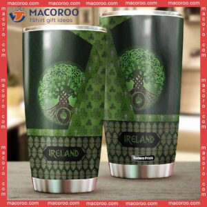 patrick s day green stainless steel tumbler 3
