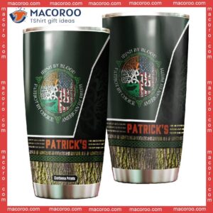 patrick s day irish by blood steel tumbler 0