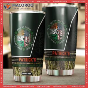 Patrick’s Day Irish By Blood Steel Tumbler