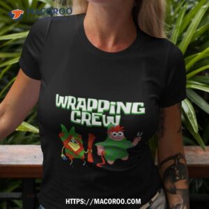 Patrick Star Wrapping Crew Christmas Halloween Spongebob Squarepants Shirt