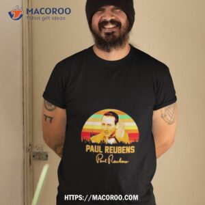 Paul Reubens Vintage Signature Shirt