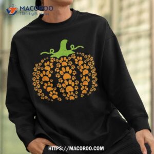 paws pumpkin funny halloween costume dog cat pet owner shirt sweatshirt