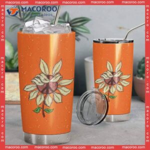 Peace Flower Stainless Steel Tumbler