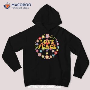 peace sign love 60s 70s groovy hippie costume halloween shirt halloween 1978 mask hoodie