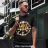Peace Sign Love 60s 70s Groovy Hippie Costume Halloween Shirt, Teacher Halloween Gift Ideas
