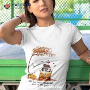 peanuts and friends chibi hippie car it s the most wonderful time of the year halloween 2023 shirt tshirt 1