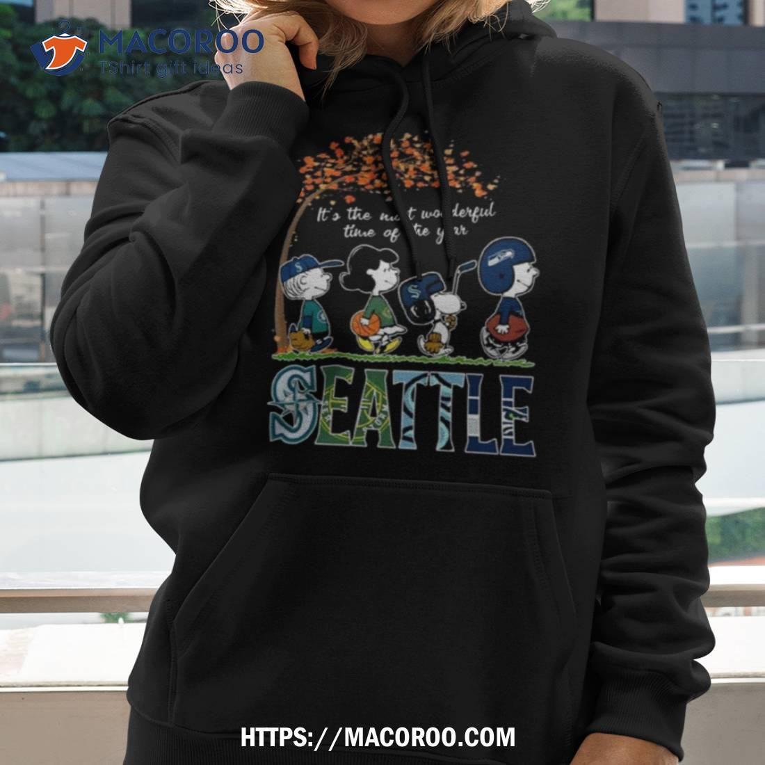 Seattle Seahawks Snoopy and Charlie Brown Peanuts shirt, hoodie