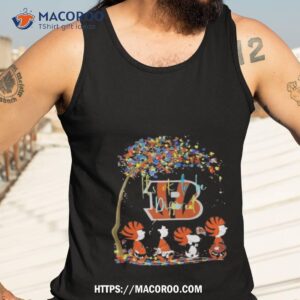 peanuts characters cincinnati bengals autism it s ok to be different 2023 shirt tank top 3