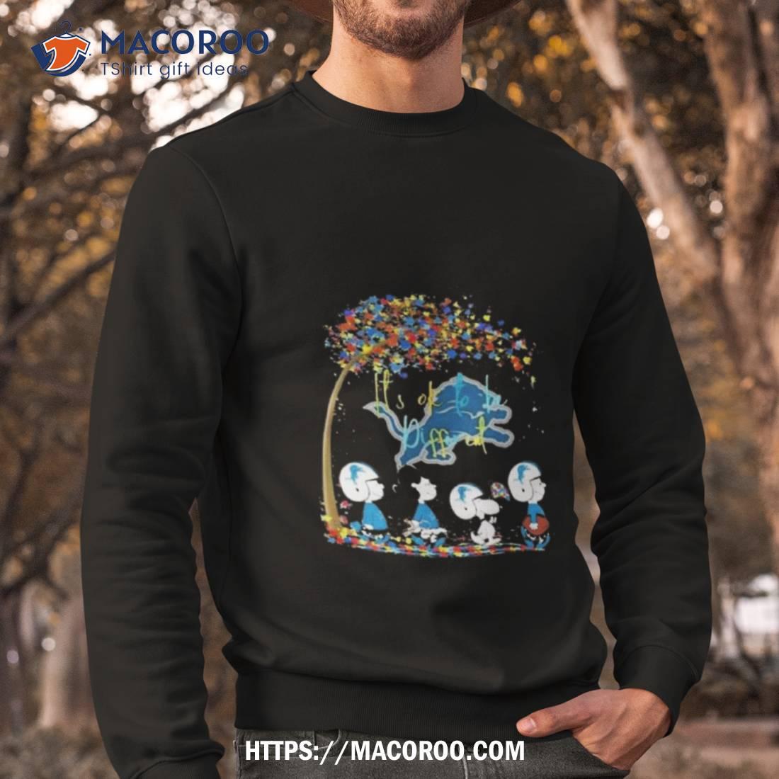 Detroit Lions Snoopy and Charlie Brown Peanuts shirt, hoodie