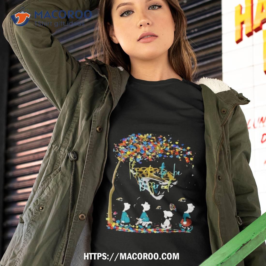 Peanuts Characters Jacksonville Jaguars Autism It’s Ok To Be Different 2023 Shirt Peanuts Characters Jacksonville Jaguars Autism It’s Ok To Be Different 2023 Shirt