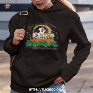 peanuts just a normal person who love halloween and florida state seminoles logo 2023 shirt hoodie 3