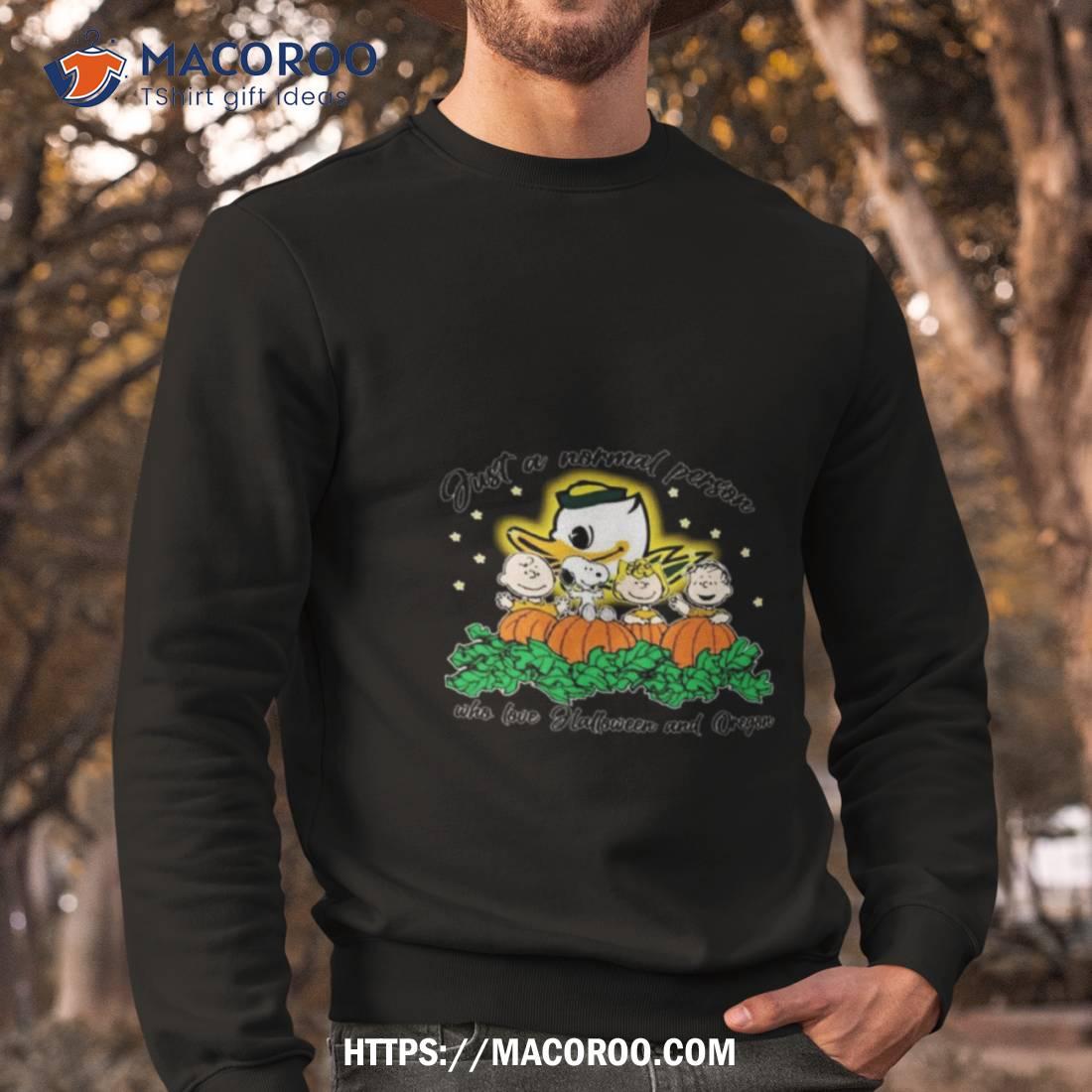 Peanuts Just A Normal Person Who Love Halloween And Oregon Ducks Alternate Logo 2023 Shirt Peanuts Just A Normal Person Who Love Halloween And Oregon Ducks Alternate Logo 2023 Shirt