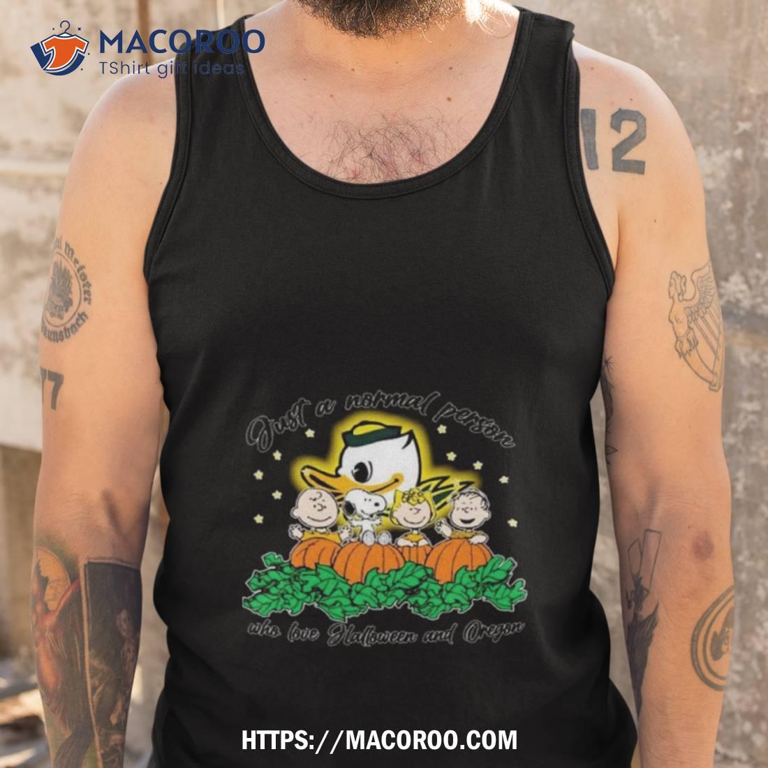 Peanuts Just A Normal Person Who Love Halloween And Oregon Ducks Alternate Logo 2023 Shirt Peanuts Just A Normal Person Who Love Halloween And Oregon Ducks Alternate Logo 2023 Shirt