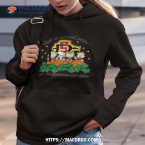 peanuts just a normal person who love halloween and san diego state aztecs logo 2023 shirt hoodie 3