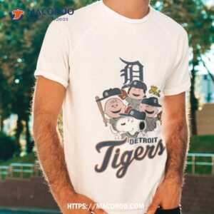 Peanuts MLB Detroit Tigers Snoopy and Friends Shirt, hoodie