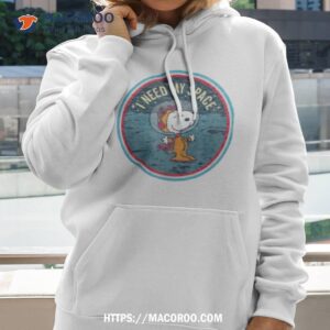 peanuts snoopy space logo shirt hoodie