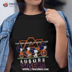 Peanuts The One Where We Root For Auburn Tigers Shirt