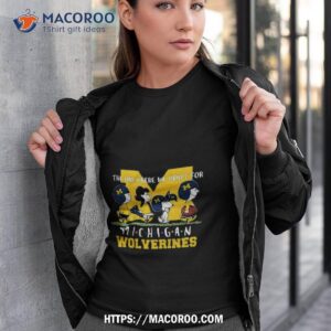 peanuts the one where we root for michigan wolverine shirt tshirt 3