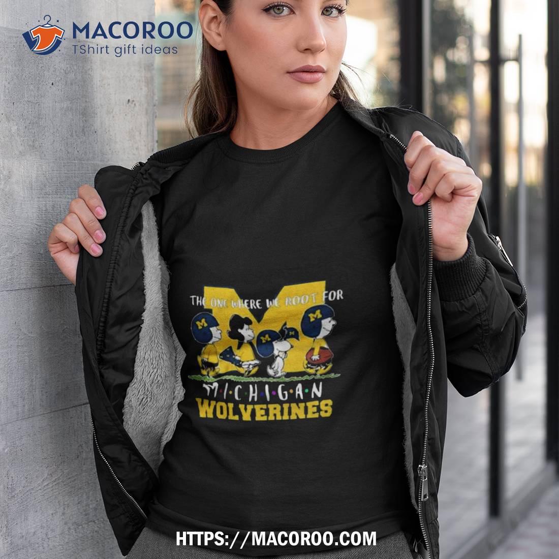 Peanuts The One Where We Root For Michigan Wolverine Shirt Peanuts The One Where We Root For Michigan Wolverine Shirt