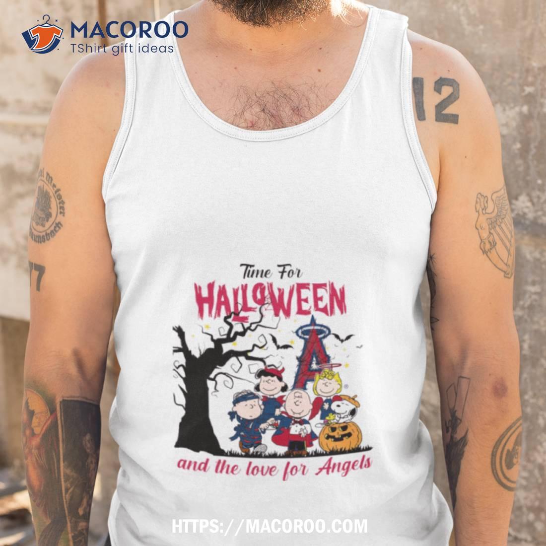 Peanuts Time For Halloween And The Love For Angels Shirt Peanuts Time For Halloween And The Love For Angels Shirt