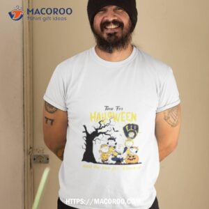 peanuts time for halloween and the love for milwaukee brewers logo 2023 shirt tshirt 2