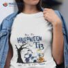 Peanuts Time For Halloween And The Love For Tampa Bay Rays Logo 2023 Shirt