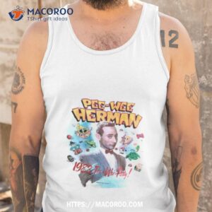 pee wee herman 1983 pee wee party shirt tank top