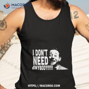 Peewee I Don’t Need Anybody Graphic Herman Shirt 3 peewee i don t need anybody graphic herman shirt tank top 3