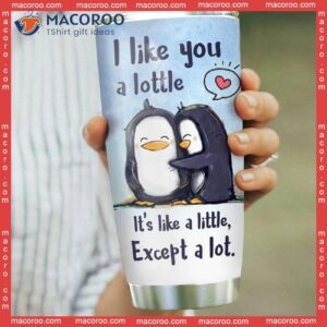 Penguins Couple Stainless Steel Tumbler