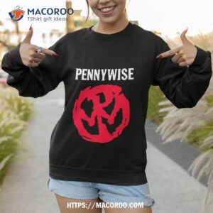 pennywise red icon halloween shirt sweatshirt