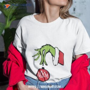 Personalized Grinch , Christmas Wo Tee, Holiday, Hand, Tee Shirt, The Grinch Who Stole Christmas