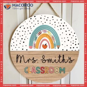 Personalized Name Teacher Welcome Signs For Classroom, Best Appreciation Gifts