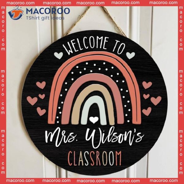 Personalized Name Welcome Classroom Signs For Teachers, Best Gift Ideas Teachers