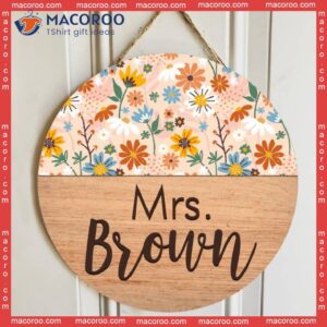 Personalized Name Welcome Teacher Signs For Classroom, Appreciation Day Ideas