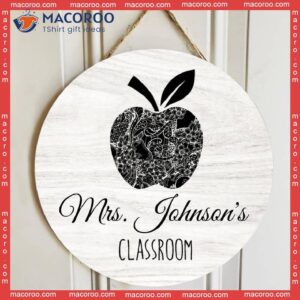 Personalized Teacher Name Signs For Door Decor, Best Christmas Gifts Ideas