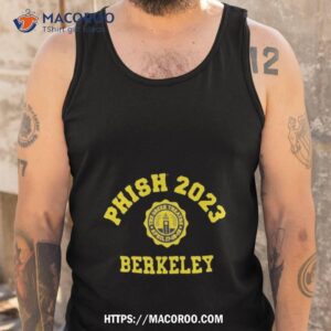 phish berkeley 2023 collegiate event shirt tank top