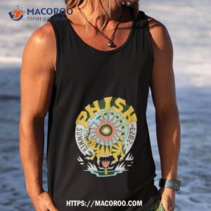 phish summer 2023 flaming tiger shirt tank top