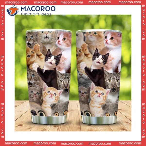 Picture Funny Cat Stainless Steel Tumbler