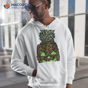 Pineapple Jackolantern Hawaiian Halloween Shirt