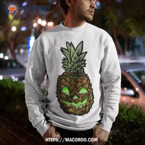 pineapple jackolantern hawaiian halloween shirt sweatshirt