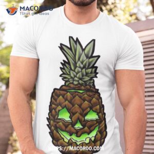 Pineapple Jackolantern Hawaiian Halloween Shirt