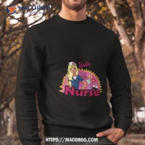 pink design for nurse barbie nurse shirt sweatshirt