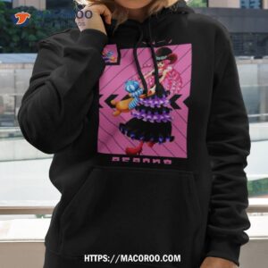 pink graphic one piece perona shirt hoodie 2