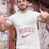 Pink Kawaii Hello Kitty Nike Logo Shirt