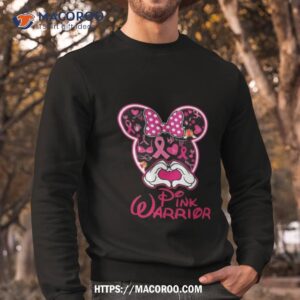 pink warrior mickey disney breast cancer 2023 shirt sweatshirt