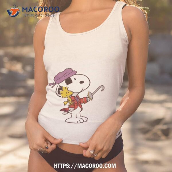 Pirates Peanuts Snoopy & Woodstock Shirt