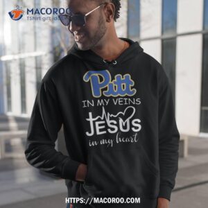 Pittsburgh Panthers Logo 2023 In My Veins Jesus In My Hearshirt